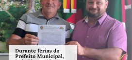 Presidente da Câmara Tiago Stival assume o Executivo Municipal